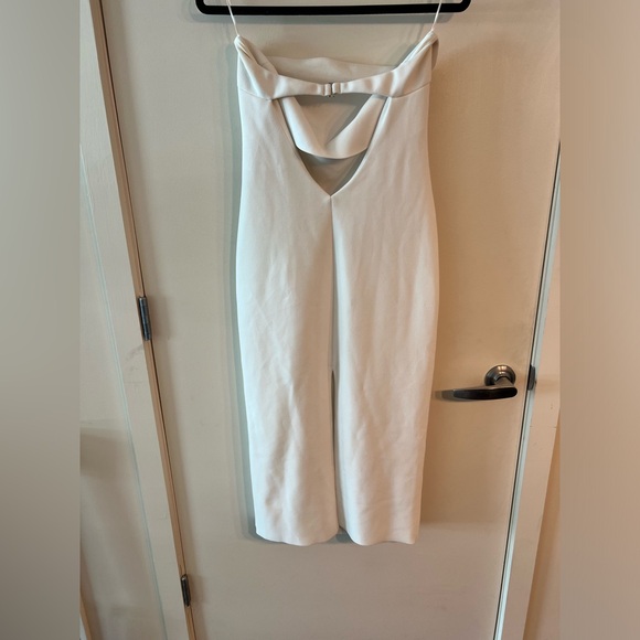 BEC + BRIDGE Noa Midi Dress / Size: US8 / Color: Ivory - Picture 6 of 7